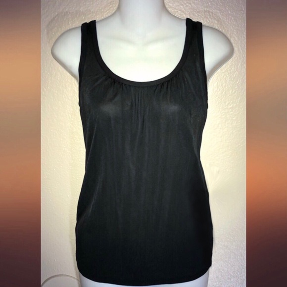 Ted Baker lyocell skyline black tank top - Picture 3 of 7